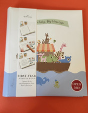 Hallmark Noah's Ark Little Baby Big Blessings First Year Memory Book NEW