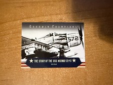 2025 UD Goodwin Champions - #USS-10 The Story of the USS Midway CV-41