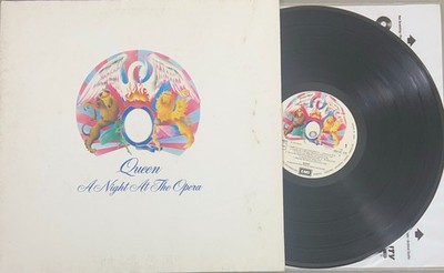 Queen Night at the Opera First Press Bohemian Rhapsody EMI Germany Vinyl LP 1975