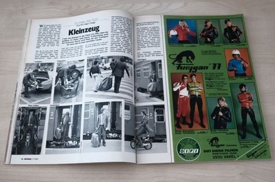 Motorrad 11/1977 MV Omer Tanga City Bike mit 2PS im TEST auf 2 Seiten