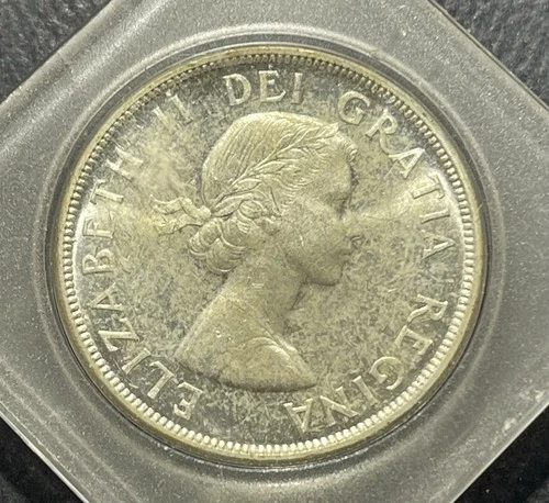 Canada 1955 Dollar Silver Coin : ASW  0.600 oz-PF9602705