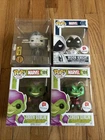 Comic Book Funko Pop Lot Green Goblin 109 Chase Moon Knight 272 Joker 170 Kisses