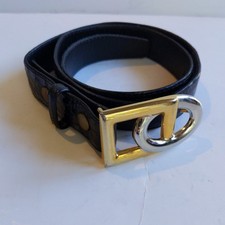Vintage 80s Salena s Collection Belt 31" Waist Adjustable Dated 1986
