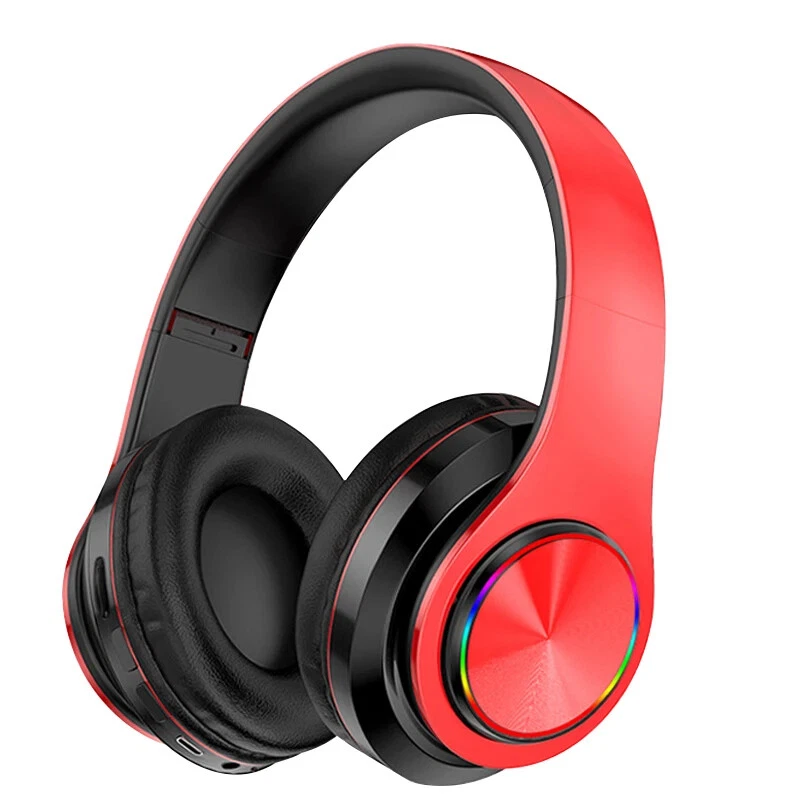 Wireless Bluetooth 5.0 Headphones Headset Over-Ear MIC Foldable TF Card For All_voghion.com