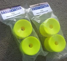 Team Associated RC10T4 - RC10T5- RC10T6 Yellow 12mm Wheels (set of 4) ASC7853