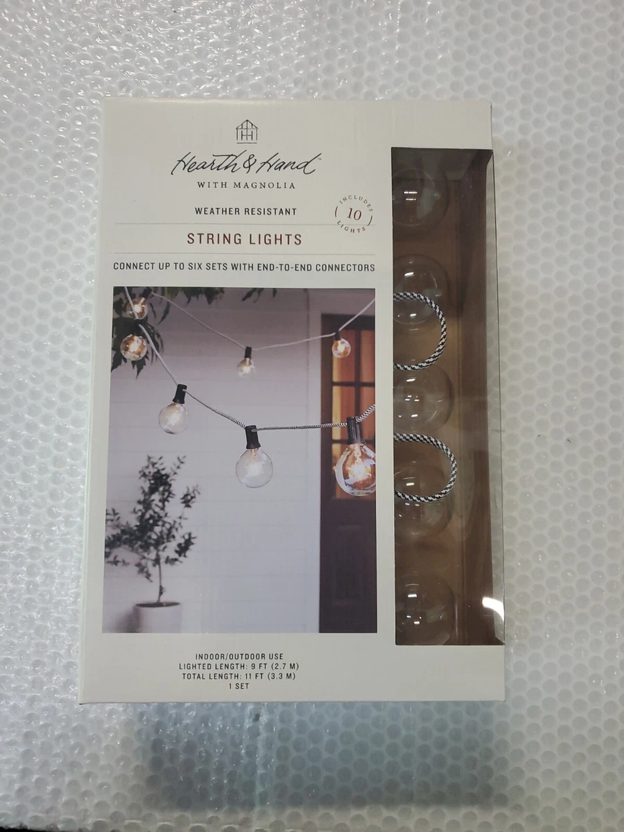 HEART HAND WITH MAGNOLIA WEATHER RESISTANT STRING LIGHT INDOOR