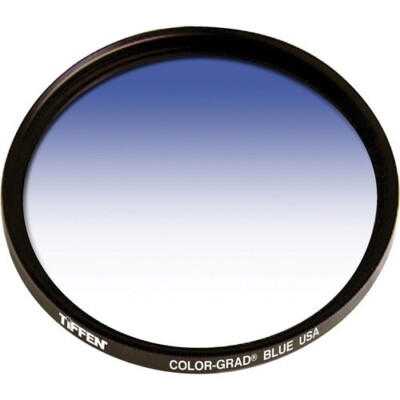 Tiffen 58mm Graduated Blue Filter 58CGBLUE