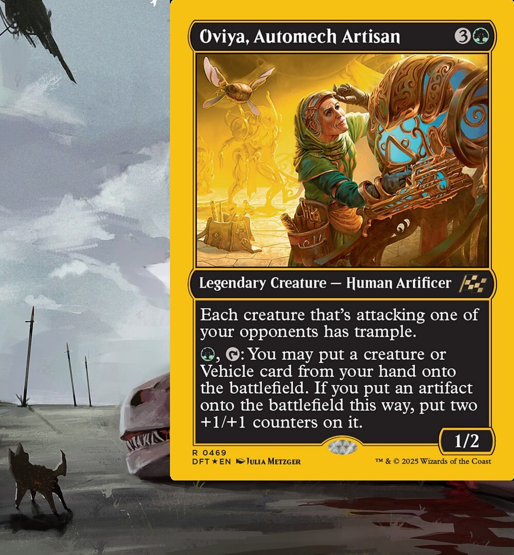 Oviya, Automech Artisan Commander Deck Magic MTG Ready-to-Play