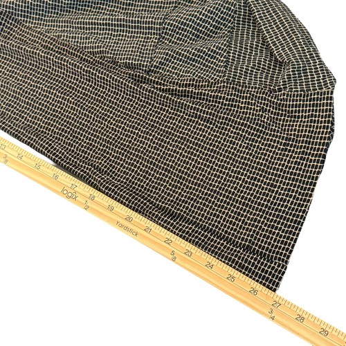 Alembika Punto Pants Womens 1 US 6-8 Black Wide leg Stretch Patterned Lagenlook - Picture 9 of 11