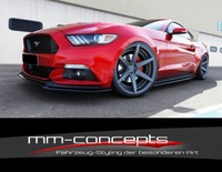 CUP Seitenschweller AnsäTze Schwarz FüR Ford Mustang MK6 Side Skirts Schweller
