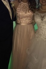 Morilee, Blush Pink Bridesmaid Dress, Size 2