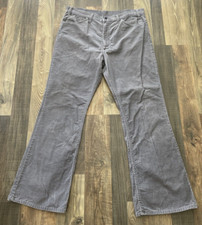 Levi's 646 Bell Bottoms Corduroy Pants W36 L31 Tab TALON Vintage