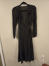 Reformation Faille Wrap Dress Size Small