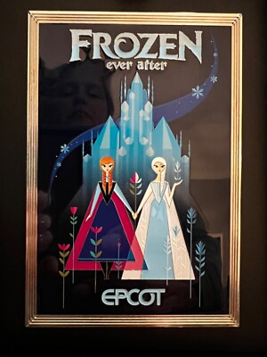 Disney WDI 2022 Epcot Frozen Ever After Poster Series LE 250 box pin