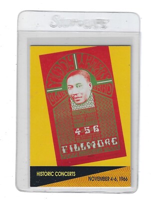 1991 PRO SET MUSICARDS Historic Concerts Muddy Waters at Fillmore Auditorium