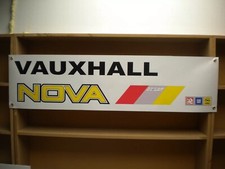 Vauxhall Nova Sport Banner Werkstatt Garage Oldtimer Show Wand Display