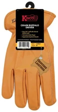 NEW Kinco 81-M Grain Buffalo LEATHER Driver WORK Gloves, Size MEDIUM