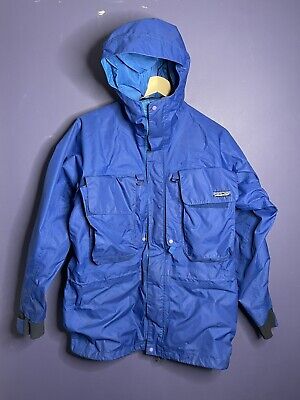 Patagonia SST Wading Jacket Mens Small Blue Fly Fishing Rain