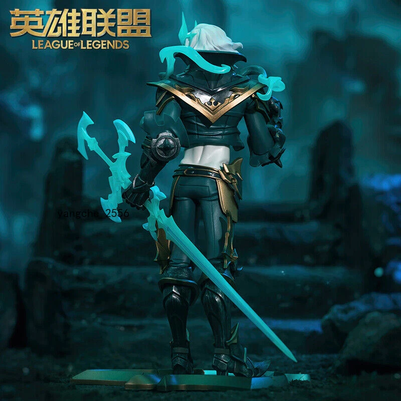 Figura Estatua League of Legends LOL VIEJO DESBLOQUEADO Hecha a Mano 285mm Decoración PVC Foto 3 de 4