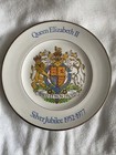 1977 Queen Elizabeth II Silver Jubilee Souvenir Plate by Wood & Sons England — photo 1