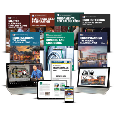 Electrical Exam Prep Course, Master/Contractor Comprehensive, 2023 NEC Mike Holt