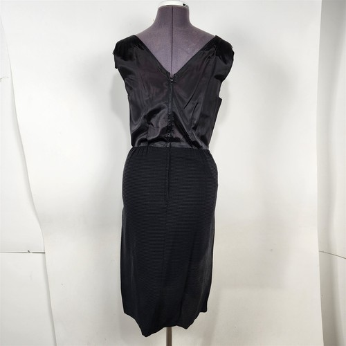 Vintage 1960s R&K Originals Black Pencil Dress w/ Jacket Union Made - Picture 8 of 9
