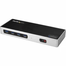 StarTech.com USB-C & USB-A Dock Dual Monitor 4K 60Hz Dock DisplayPort + HDMI Hyb
