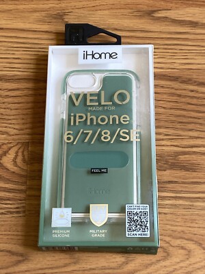 iHome Velo Silicone Impact Case for iPhone 6/7/8/SE Mint Green