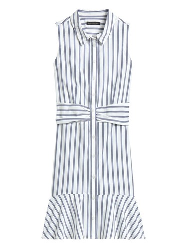 NWT Banana Republic Poplin Shirt Dress 