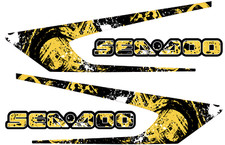 GRAPHIC Replacement KIT DECAL BOAT SPORTSTER SEA DOO SPEEDSTER 150 grunge