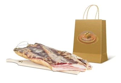 Moretti® Bacon Pancetta Artigianale Stagionata Dolce Salume Calabrese 800g+