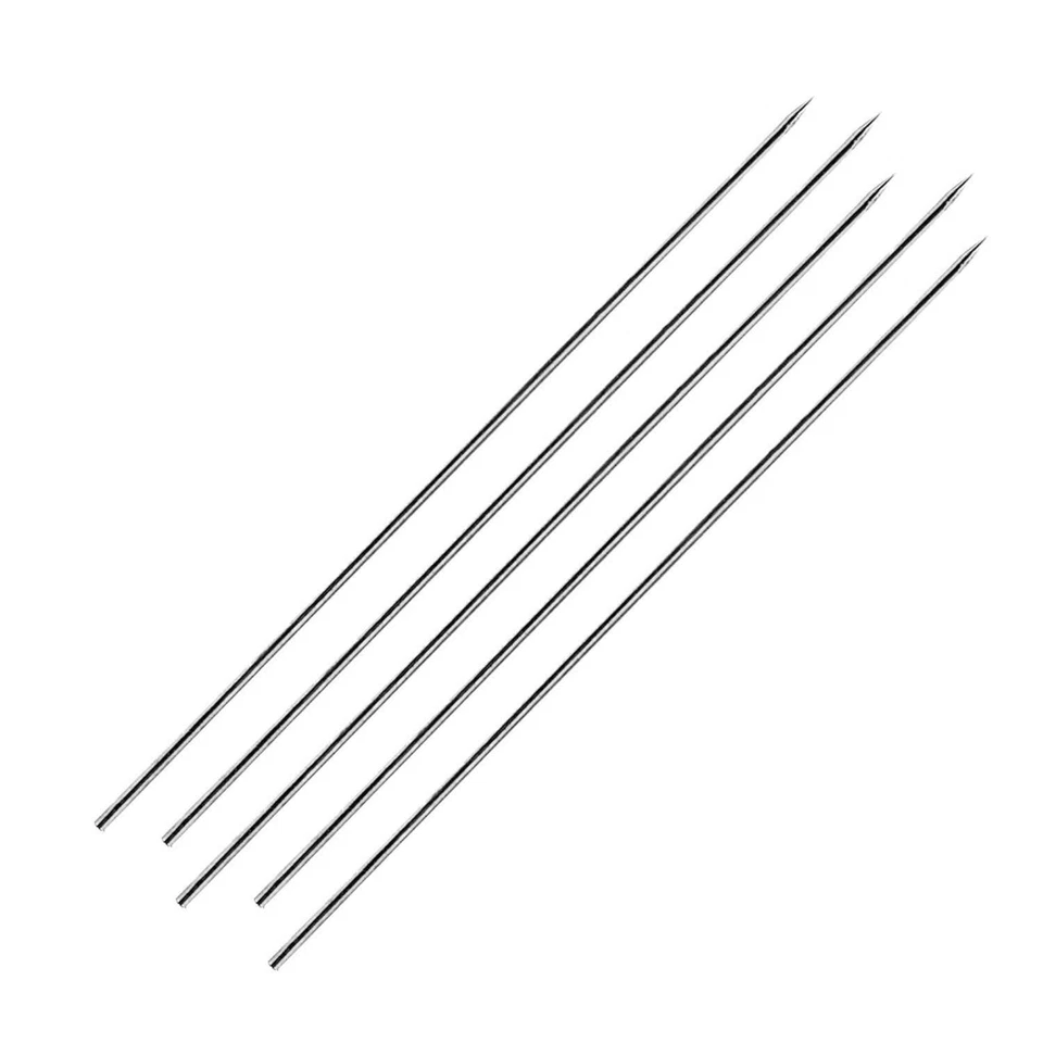 ANGEL DOMÄNE 5 Wurmnadeln 18cm, Ködernadeln aus Edelstahl, Nadeln um Köder aufzuziehen