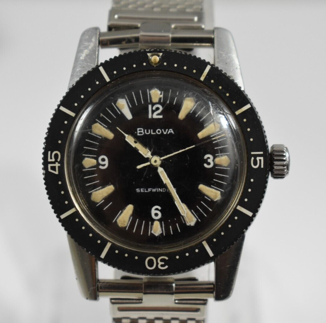 Vintage 1961 Bulova Compressor Rare Single Crown 666FT Automatic