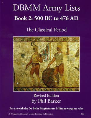 DBMM Army Lists Book 2: the Classical Period 500BC to 476AD | eBay UK