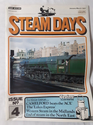Steam Days #4 Jan-Mar 1987 FREE SHIPPING British Derby Works 1948, Camelford NEW