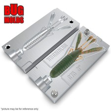 Bait DIY Fishing Mold Soft Plastic Baits Lure Plastisol Bass  CoverCraw