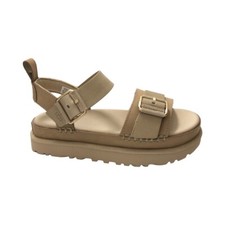 UGG Women's Goldenstar Villa Mustard Seed Leather Sandals 1167392