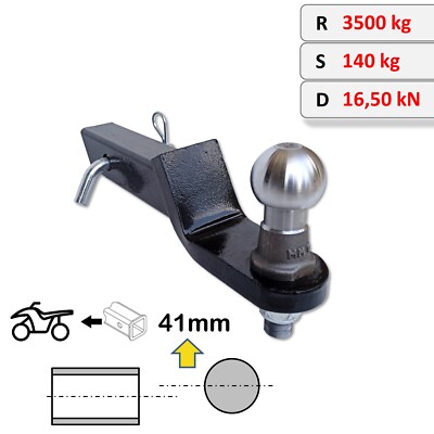 Anhängerkupplung - Einschub AHK 50x50 mm für QUAD ATV UTV für TGB Blade