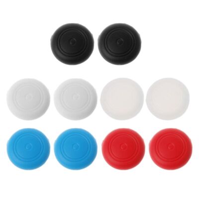 2Pcs Silicone Thumbstick Grip Analog Thumb Cover For Switch NS