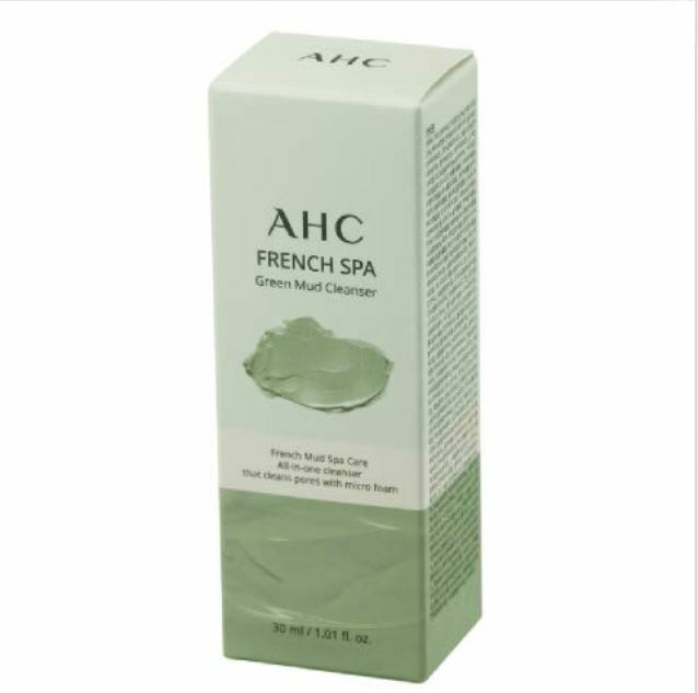 ahc french spa green mud cleanser