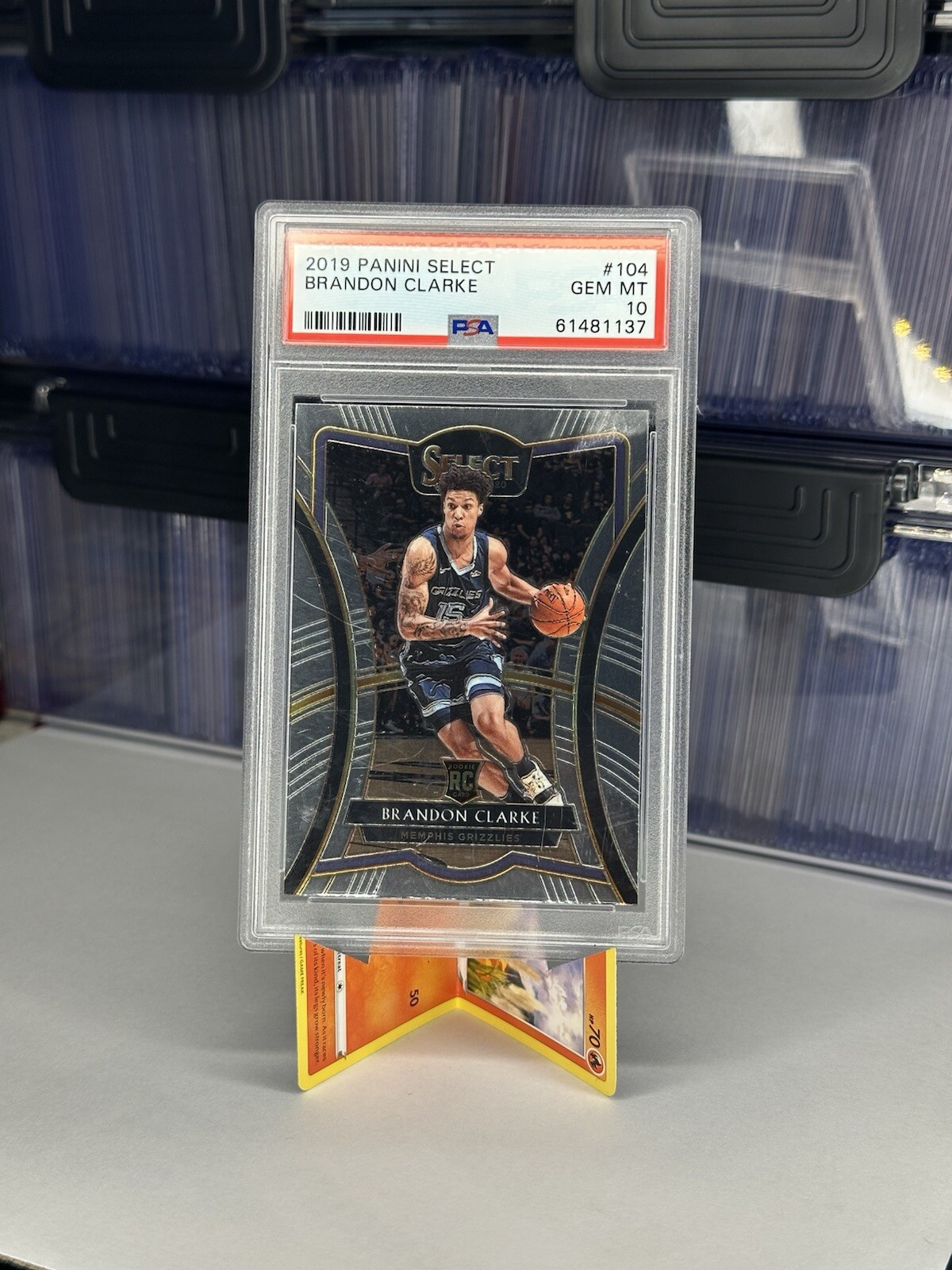 2019 Panini Select Brandon Clarke  RC PSA 10 #104 Memphis Grizzlies Rookie