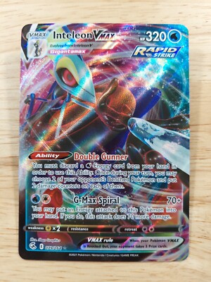Inteleon Vmax 079/264 Fusion Strike NM Full Art Ultra Rare Pokemon
