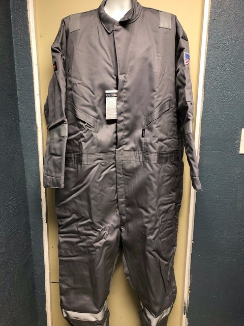 grey insulated coveralls