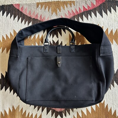 Yoshida Porter Tokyo Newspaper Style Tote Bag Black
