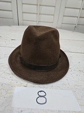 Stetson Gun Club 1100 Vtg Fedora Size 7 Medium Royal Deluxe