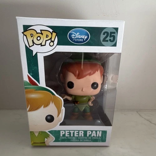 Funko Pop! Vinyl Peter Pan Disney Store Exclusive Series 3 #25 Figure *Rare*