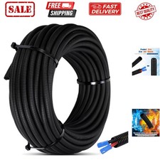 1.5'' x 20 ft Split Wire Loom Cord Protector Tubing Split Conduit Protector T...