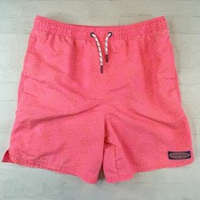 Vineyard Vines Swim Trunks Youth Boys Size XL Pink Island Chappy Swim Shorts