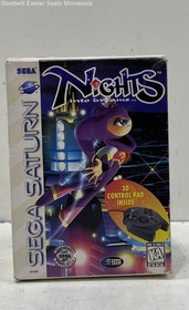 3D Control Pad/Nights Into Dreams Controller+ Game for Sega Saturn- IOB