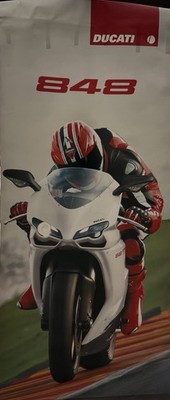 Original Ducati 848 Reklame Poster Werbung (2007-2013)